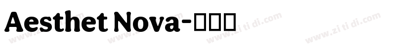 Aesthet Nova字体转换